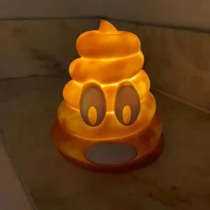 Illumi-mate | Other | Lamp Emoji Mr Poop Color Changing Led Bedside ...